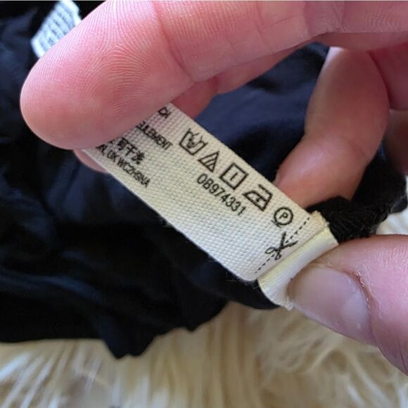 Free People Black Deep V Underwire Backless Bodysuit Small - Picture 5 of 6